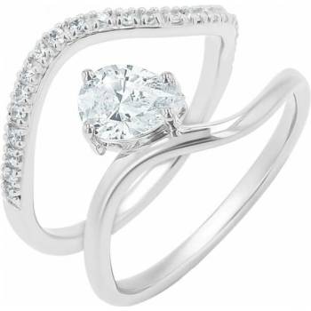 Eppi Romantický zásnubný set prsteňov s lab grown diamantmi Emmy RE48924