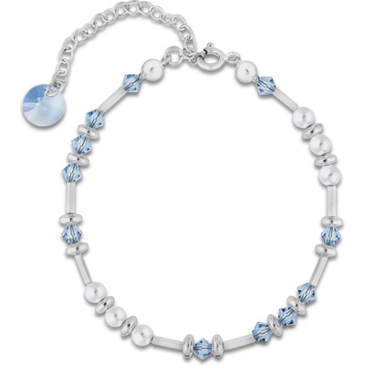 Spark modrý se Swarovski Elements Clematis B58105328WAQ Aqua