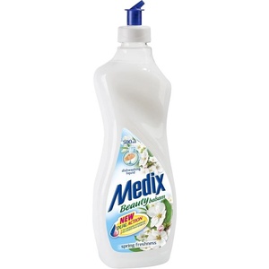 Medix Препарат за миене на съдове Medix Balsam, пролетна свежест, 415 ml, бял