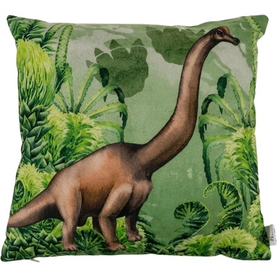Textilomanie vankúš BRACHIOSAURUS 40x40 zelený 40x45