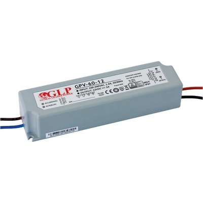 Voděodolný LED zdroj - 60W, 5A, 12V, IP67 (GPV-60) - Greenlux (GXLD135)