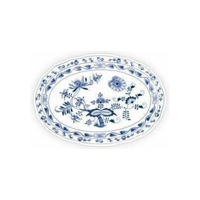 Cibulak Tanier oválny 35cm 1000g Originálny Český Porcelán Dubí