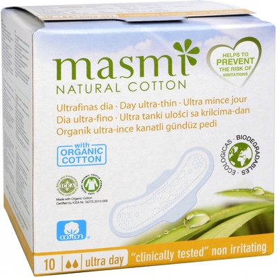 Masmi Ultra Day ultratenké vložky z organickej bavlny 10 ks