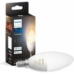 Philips White Ambiance E14 lamp single pack 470, dimmable, warm to cool white light, controllable via app, compatible with Amazon Alexa (Echo, Echo Dot), pack of 1 - 929002294407 - mallbg
