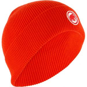 Mammut Детска зимна шапка (beanie) Mammut Kid's Mammut Logo Beanie - Mammut Red - размер 8-9 Years (904-4916-0313)