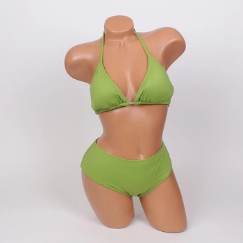 Image 1 of Дамски бански от три части в зелено - чашка b