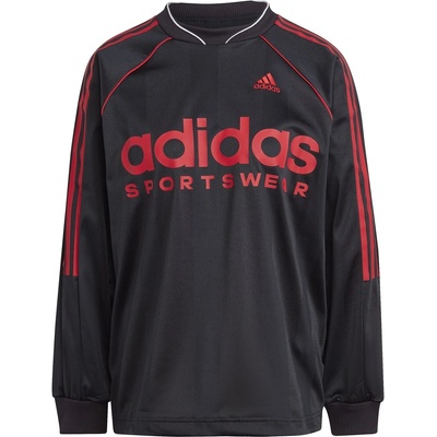 adidas Дамска фланелка Adidas Jacquard Long-Sleeve Jersey Womens - Black
