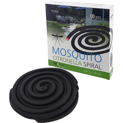Trixline Mosquito Spiral Spirála proti komárům citronelou 10 ks TR C356