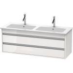 Duravit Ketho - Шкафче за умивалник 48x127x48 см, 2 чекмеджета, лъскаво бяло KT643202222 (KT643202222)