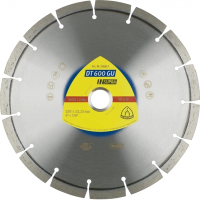 Diamantové řezné kotouče DT 600 GU KLINGSPOR Varianta: DT 600 GU 125X2,4X22,23