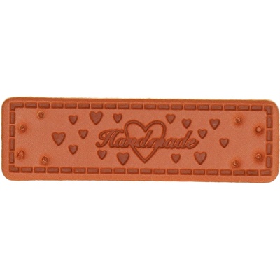 Naše galanterie Koženková cedulka Hand Made srdce – Zboží Dáma