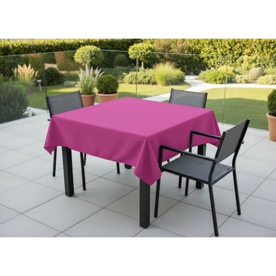 Mybesthome Venkovní čtvercový ubrus Terra color 36 tmavě růžová 150x150cm