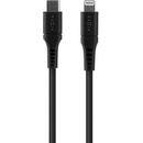 Fixed FIXDB-CL2-BK nabíjací a datový opletený s konektormi USB-C/Lightning a podporou PD, 2m, černý