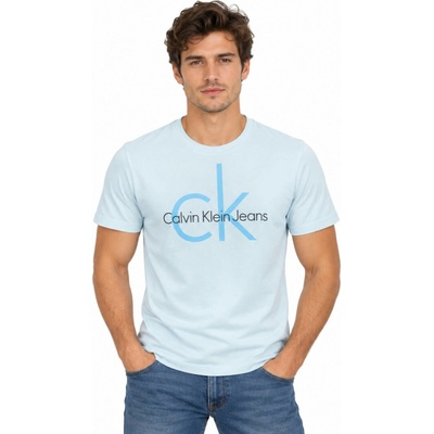 Calvin Klein pánské tričko Icon Blue Glow