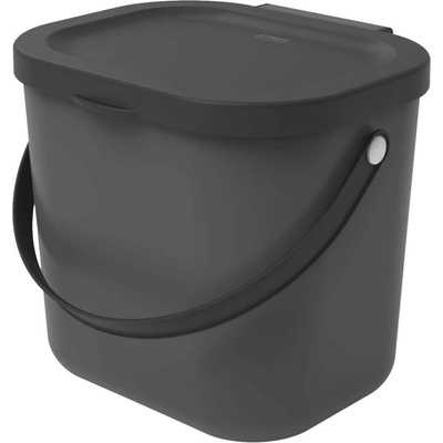 Albula Malý odpadkový kôš na bioodpad, 6 l, antracit