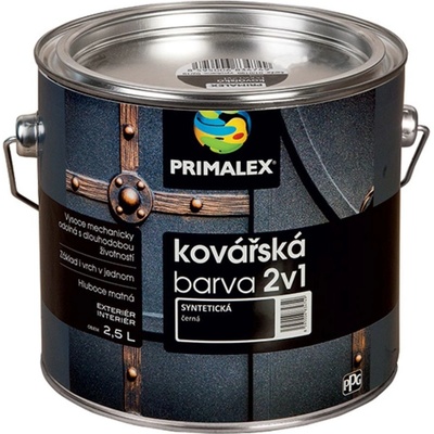 PRIMALEX, PX kovářská barva 2v1 černá 2,5L