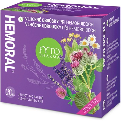 Fyto Hemoral vlhcene obrusky 20 ks