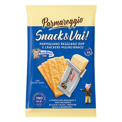 Parmareggio Sýrový snack a cracker 246 g