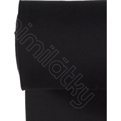 Černý náplet žebrovaný 350g