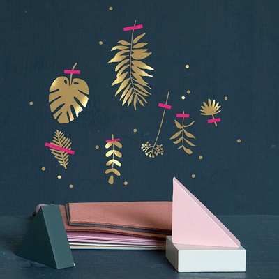 Mimi'lou: Стикер - Златни листа (MML-ART407)