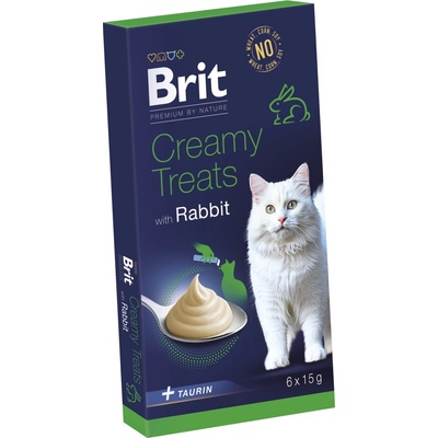 Brit Premium by Príroda Cat Creamy Treats with Rabbit 6x15 g