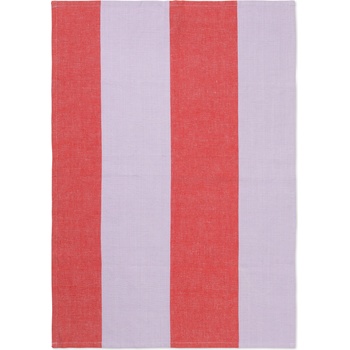 Ferm Living Малка кухненска кърпа Hale раирана червена (1104265371)