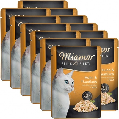 Miamor Feine Filets kura & tuniak 12 x 100 g