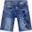 Guess Къси деним панталони за момче с бродиран надпис Guess