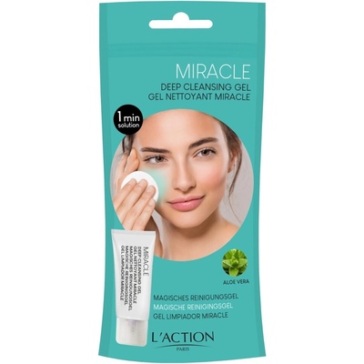 L'Action Miracle Deep Cleansing Gel Почистващ гел дамски 40ml