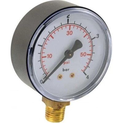 PRECiman O52 0-4 bar 1/4" Манометър радиален пластмасов (ROS27010)
