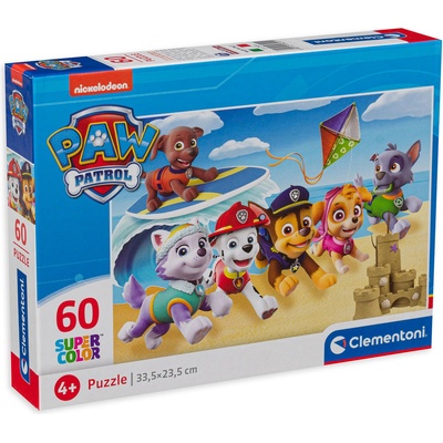 Clementoni Пъзел Clementoni от 60 части - Пес Патрул на плажа (26091)