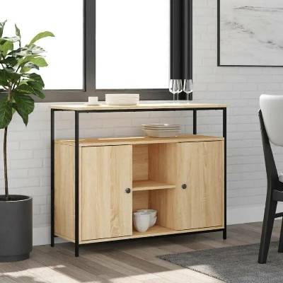 vidaXL 11461.835500 příborník dub sonoma 100 x 35 x 80 cm konstruované dřevo