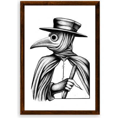 Poster Morový doktor - Poster A3 bez rámu (27,9€)