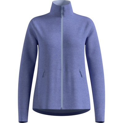 Odlo Дамско поларено яке Odlo Women's Mid Layer Full Zip Grid Fleece Fleece jacket - Blue Heron Melange - размер XXS (105-6289-0211)