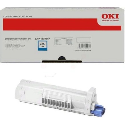 OKI Тонер касета за Oki C711 Series - Toner - 44318607 - Cyan - PN 44318607 (44318607)
