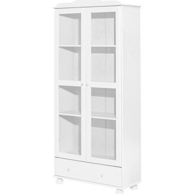 Vitrína 8050B bílý lak – Zbozi.Blesk.cz