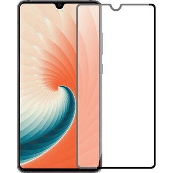 PREMIUM Протектор от закалено стъкло /Tempered Glass/, Premium, за Huawei Mate 20, извит, черна рамка (37949)