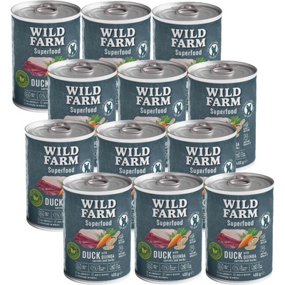 Wild Farm Superfood Duck 12 x 400 g