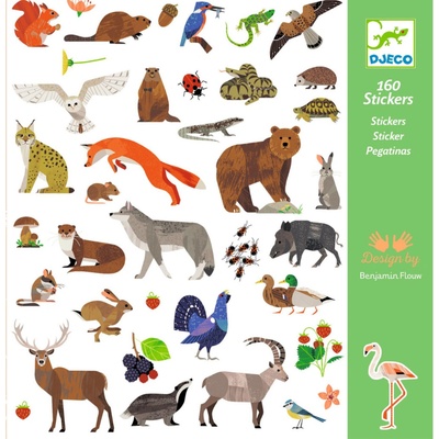 Djeco samolepky fauna