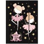 DERFORM Briefcase with elastic band A4 Ballerina 12 DERFORM