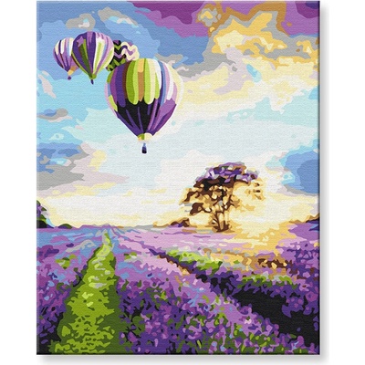 Malování podle čísel Balón nad levandulovým polem – Hledejceny.cz