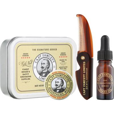 Captain Fawcett Ricki Hall´s Booze & Baccy Grooming Kit подаръчен комплект за брадата за мъже