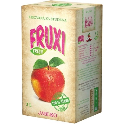 Fruxi jablko 100% šťava 3000 ml