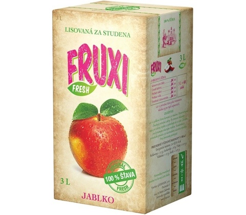 Fruxi jablko 100% šťava 3000 ml