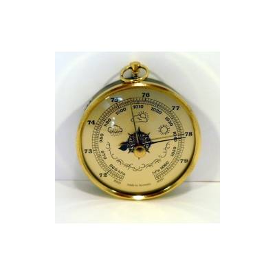 BAROMETR pokojový - ZLATÝ - 201107