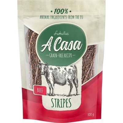 Lukullus A Casa Stripes hovädzie 3 x 100 g
