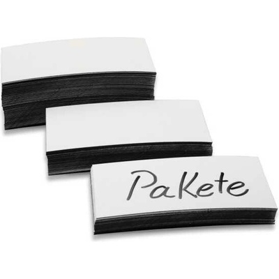 Magnetoplan Magnetické popisovatelné etikety 20 x 100 mm bílé 100 ks