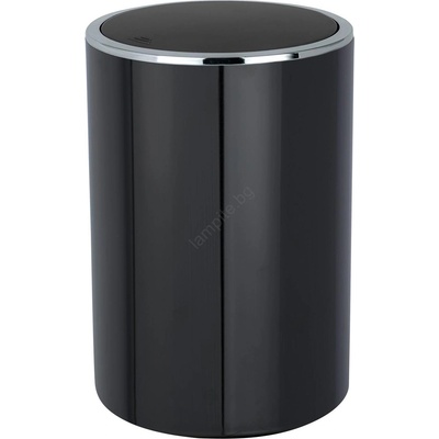 WENKO 22558100 - Кош INCA 18, 5x25, 5 cm черен/лъскав хром (WE0203)