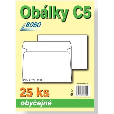 Obálky C5 obyčajné (bal.25ks)