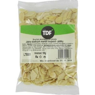 TDF mandle plátky 100 g